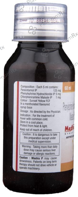 Maxtra P 1/125/5mg Syrup 60ml