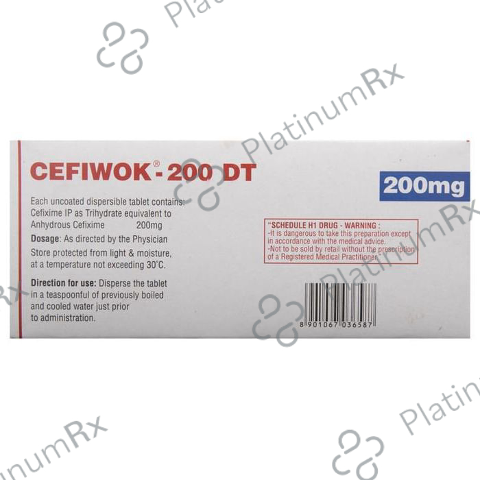 Cefiwok 200 DT Tablet
