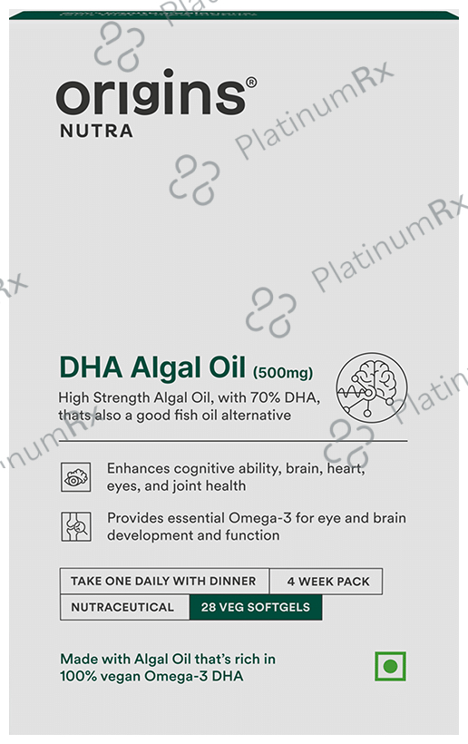 Origins Nutra DHA Algal Oil High Strength Capsule