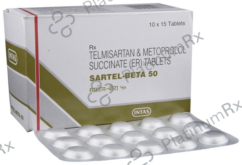 Sartel Beta 50/40mg Tablet ER 15s