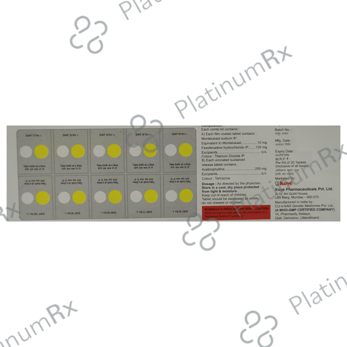 Spiromont-FA Tablet SR Combikit