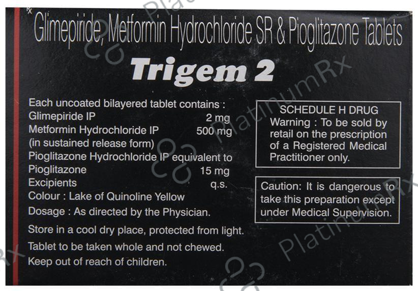 Trigem 2/500/15mg Tablet SR 10s