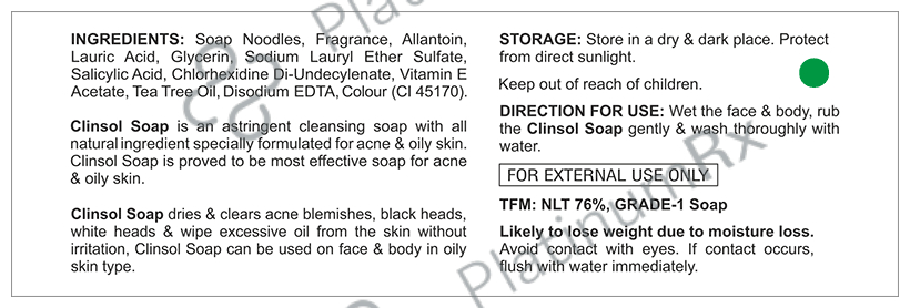 Clinsol Anti Acne Soap