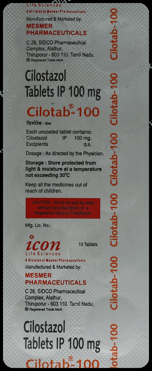 Cilotab 100mg Tablet 10s