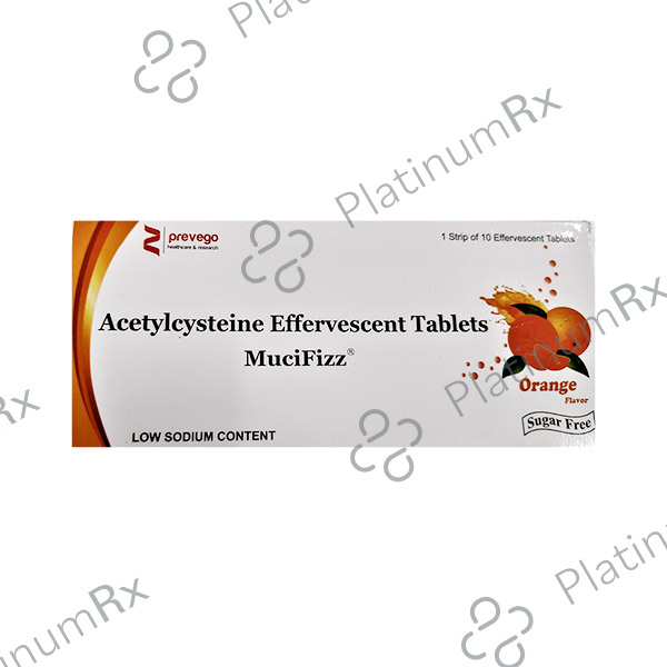 Mucifizz 600mg Effervescent Tablet 10s