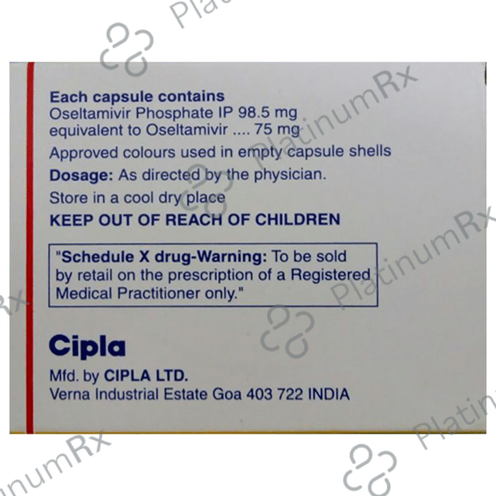 Antiflu 75mg Capsule 10s