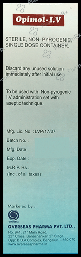 Opimol I.V Infusion