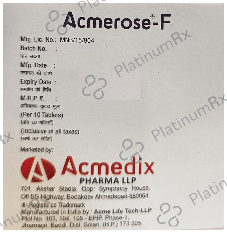 Acmerose F Tablet 10s