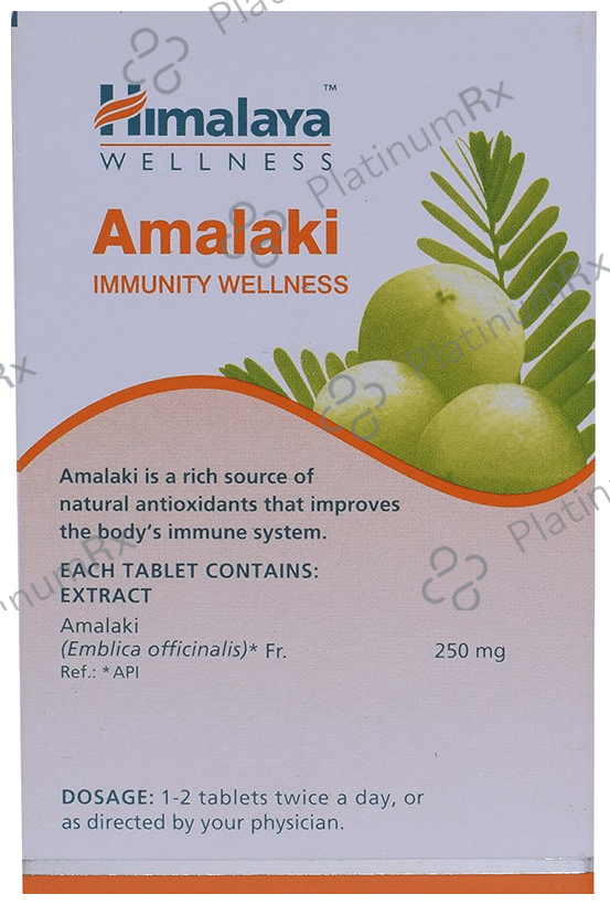 Himalaya Wellness Pure Herbs Amalaki Tablet (60 Each) 3 bottles