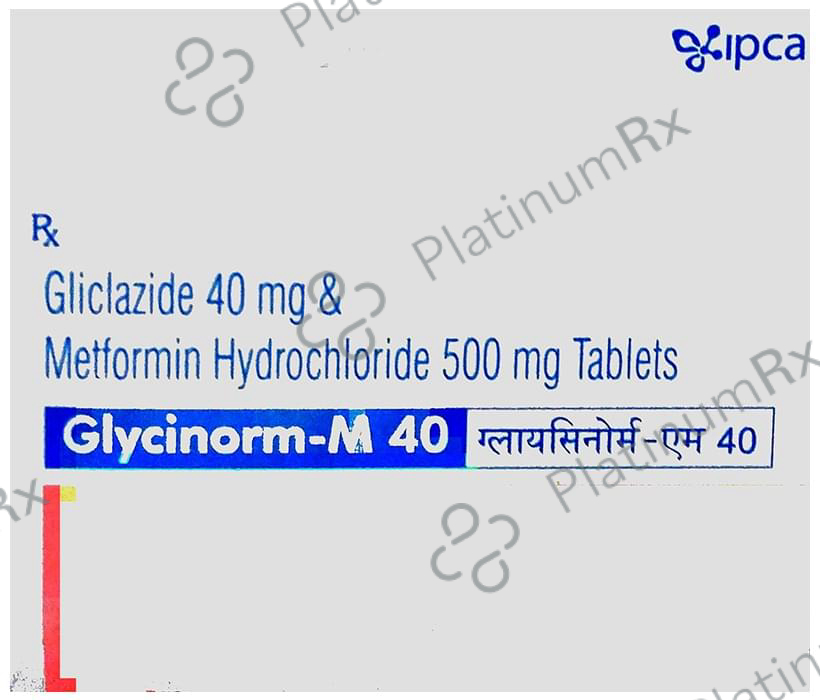 Glycinorm M 40/500mg Tablet 15s
