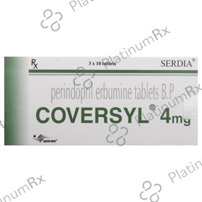 Coversyl 4mg Tablet 10s