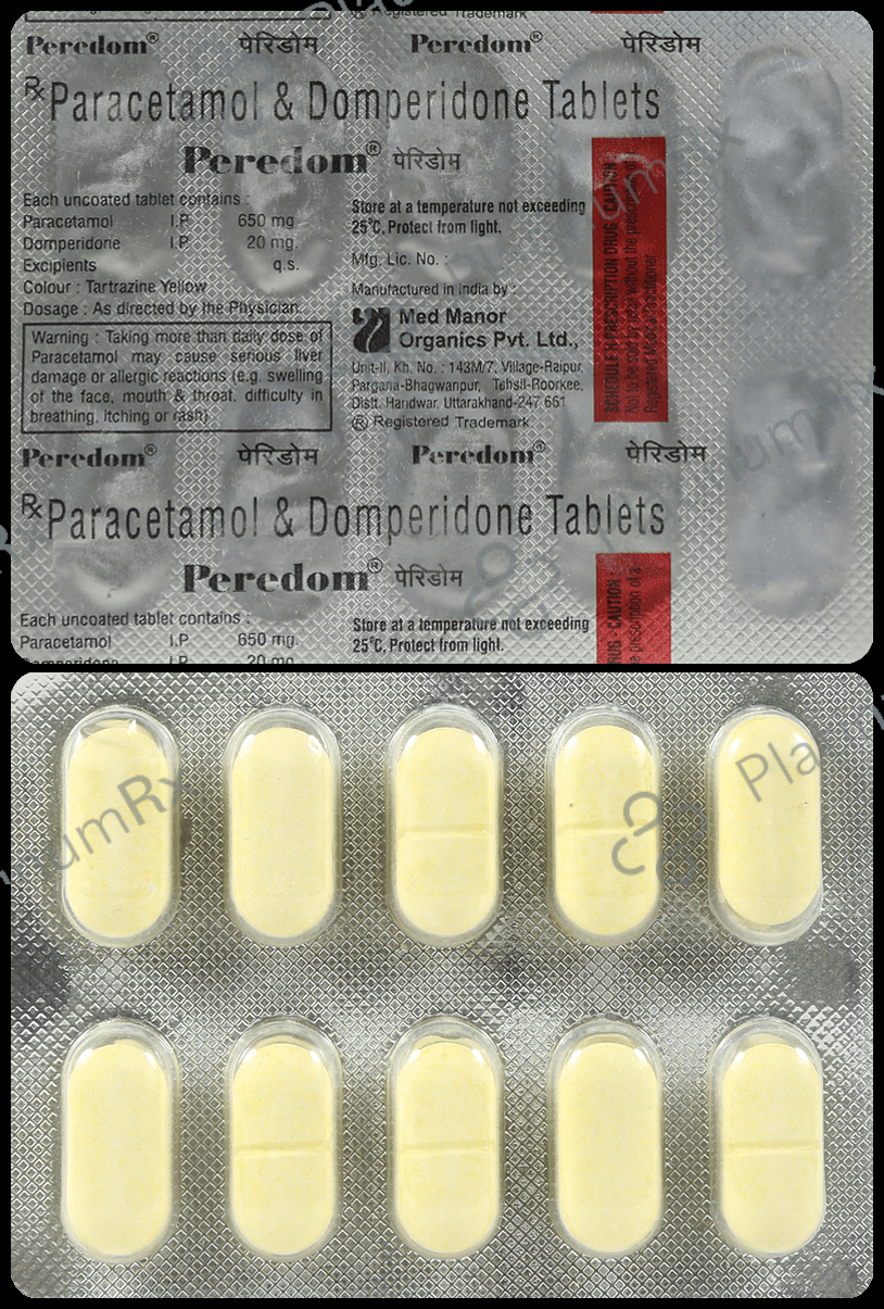 Peredom 20/650mg Tablet 10s