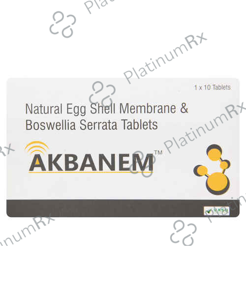 Akbanem 96/30% Tablet 10s