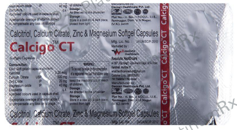 Calcigo CT Softgel Capsules