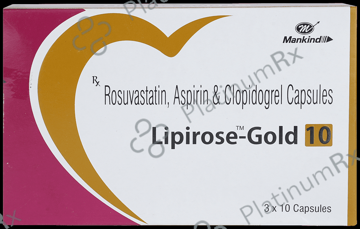 Lipirose Gold Capsule 10s