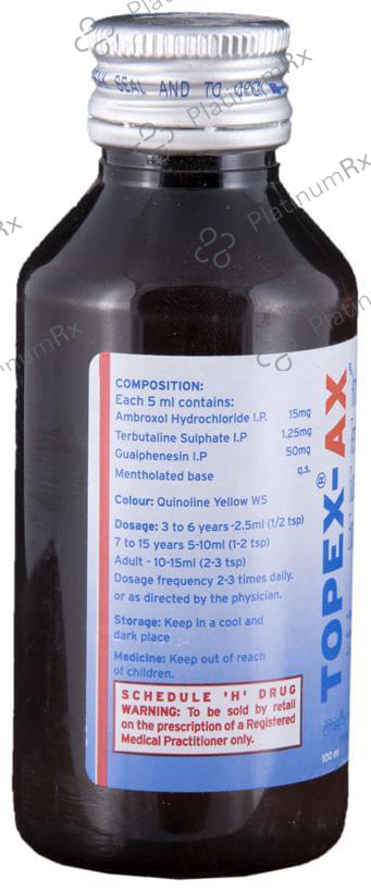 Topex-AX Expectorant Sugar Free