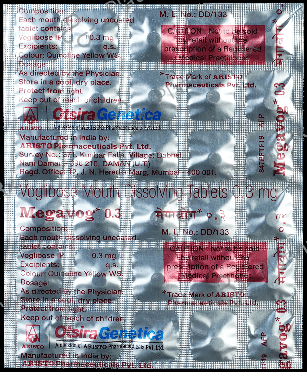 Megavog 0.3mg Tablet MD 30s