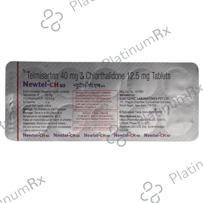 Newtel CH 40/12.5mg Tablet 10s