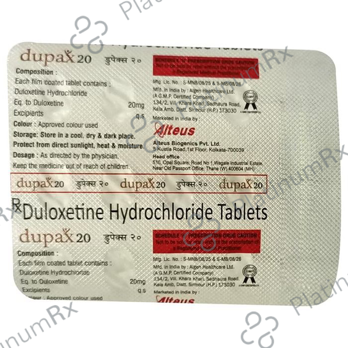 Dupax 20 Tablet