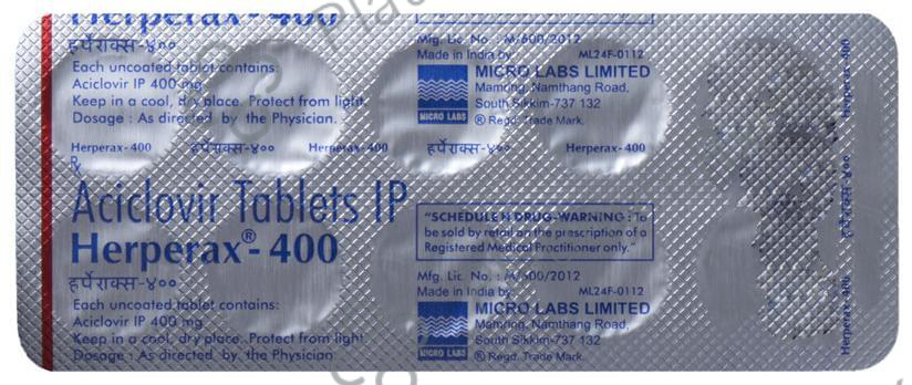 Herperax 400mg Tablet 10s