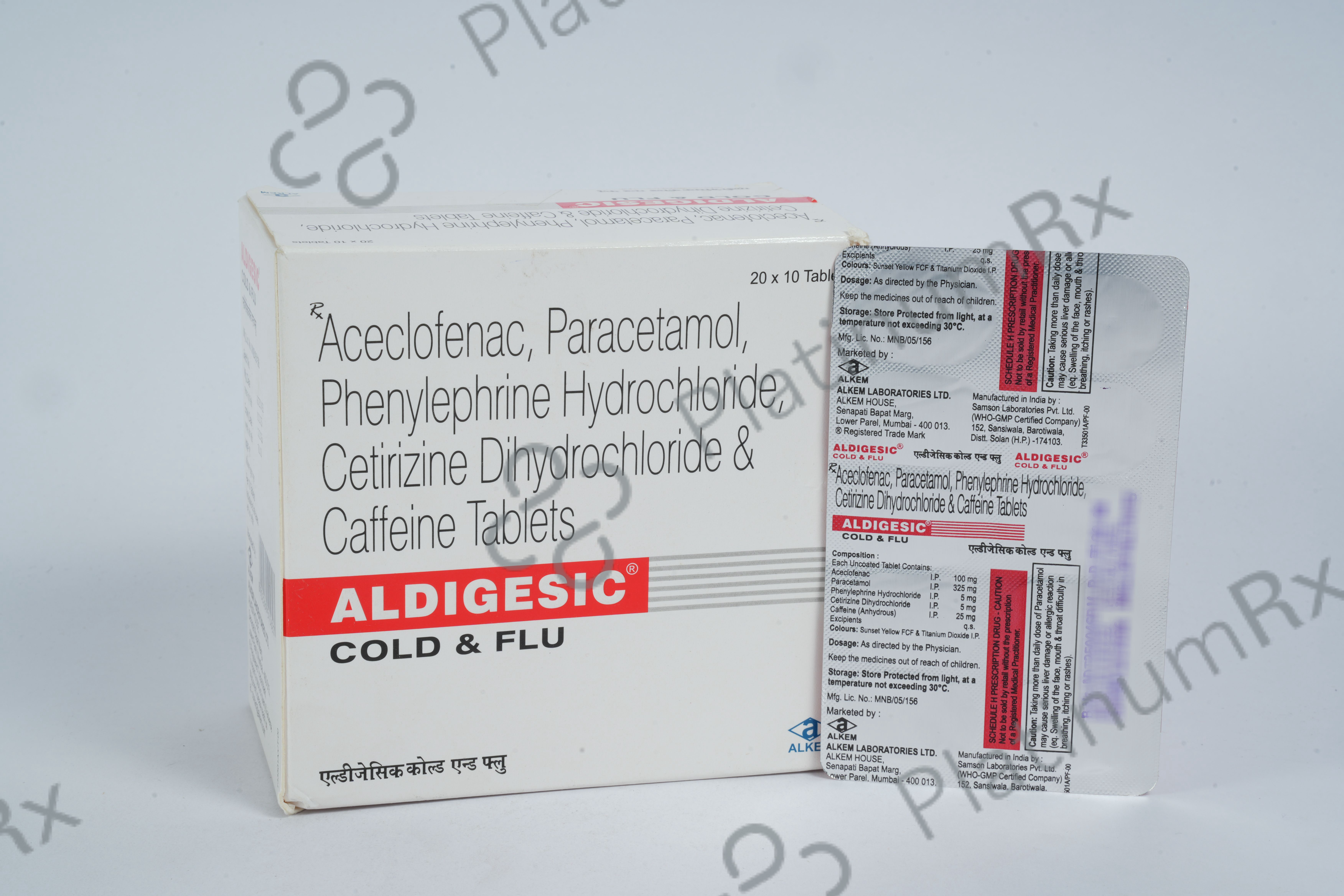 Aldigesic Cold &Flu Tablet 10s