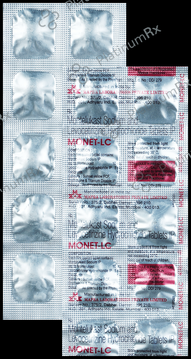 Monet LC 5mg/10mg Tablet
