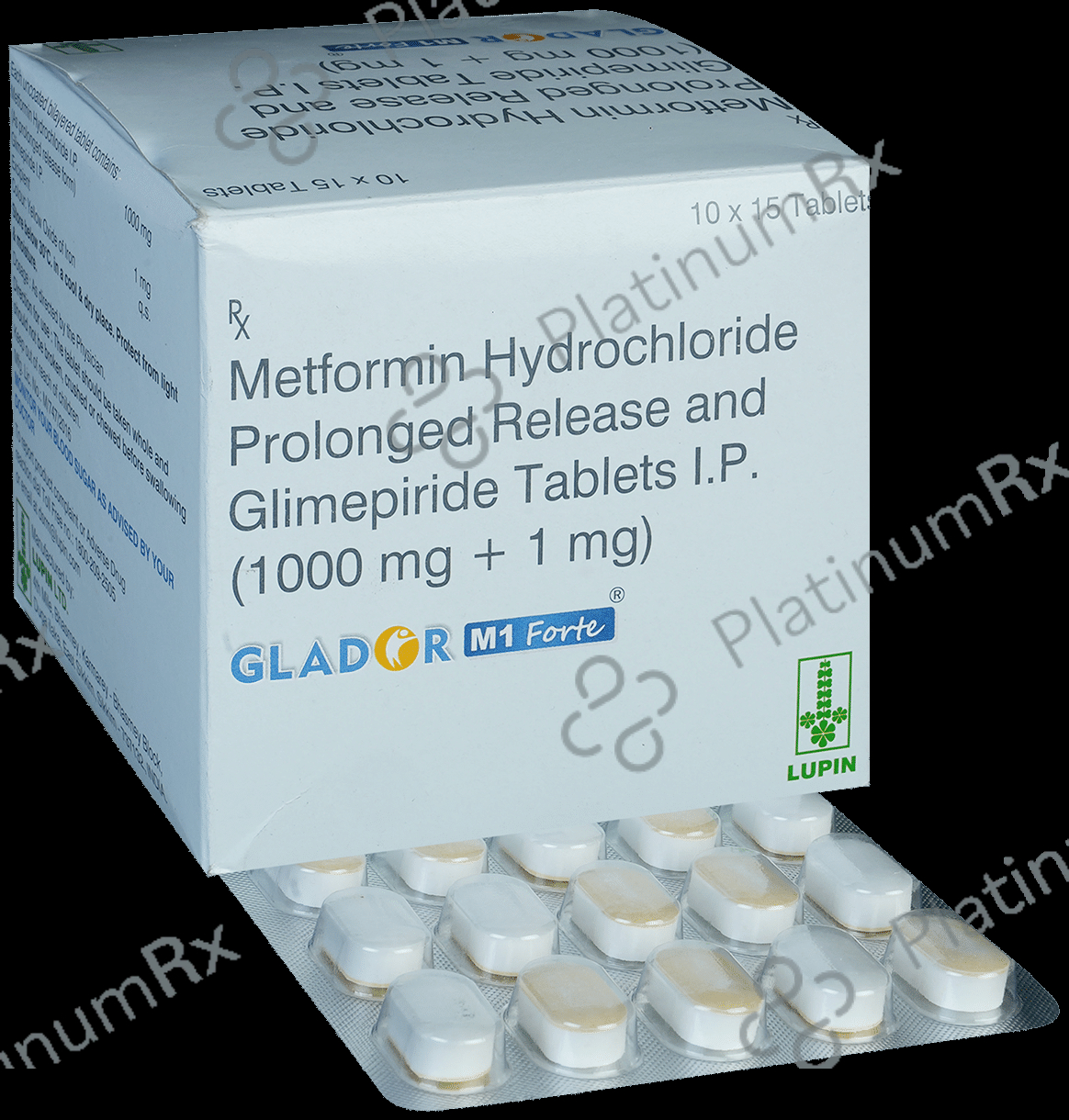 Glador M 1 Forte 1/1000mg Tablet PR 15s