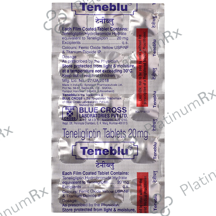 Teneblu 20mg Tablet 15s