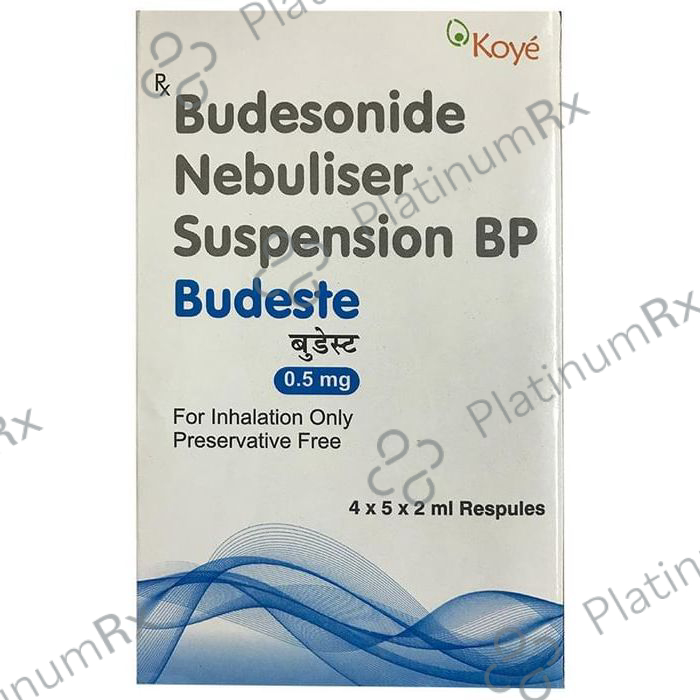 Budeste 0.5mg 2ml Respules 5s