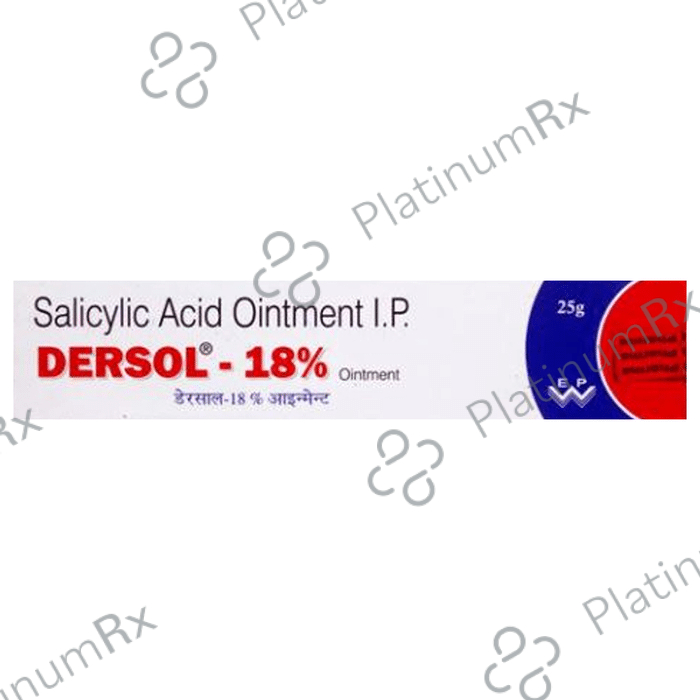 Dersol 18% Ointment 25gm