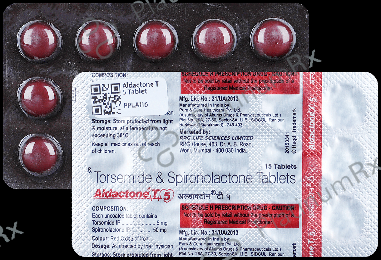 Aldactone T 50/5mg Tablet 15s