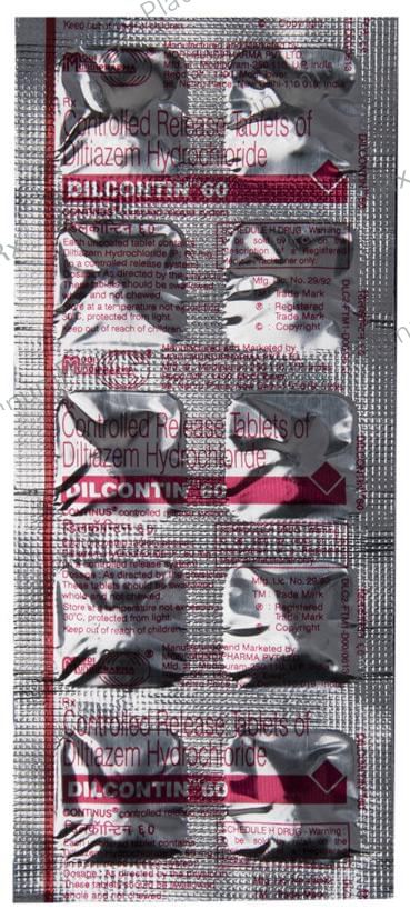 Dilcontin 60mg Tablet CR 10s