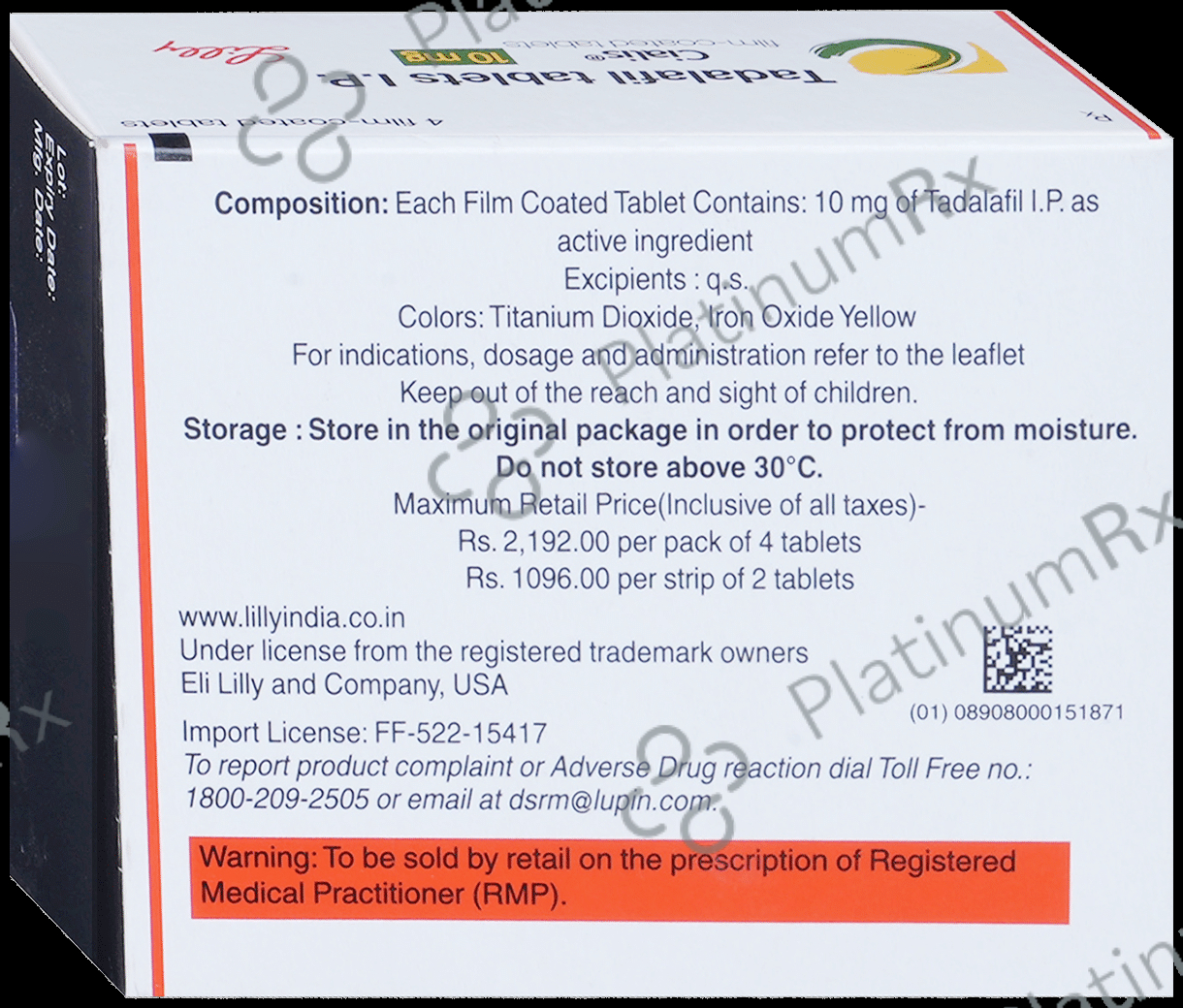 Cialis 10mg Tablet 2 Tablet