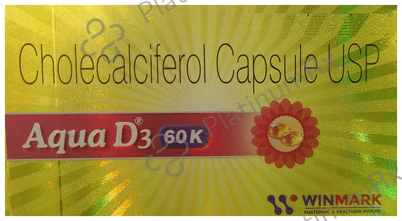 Aqua D3 60K Soft Gelatin Capsule