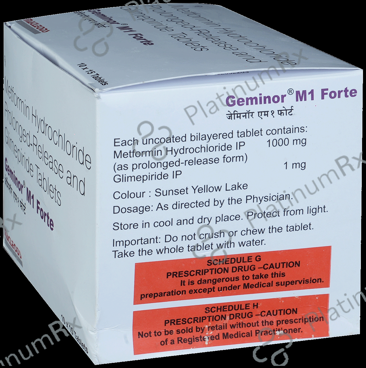 Geminor M1 Forte 1/1000mg Tablet PR 15s