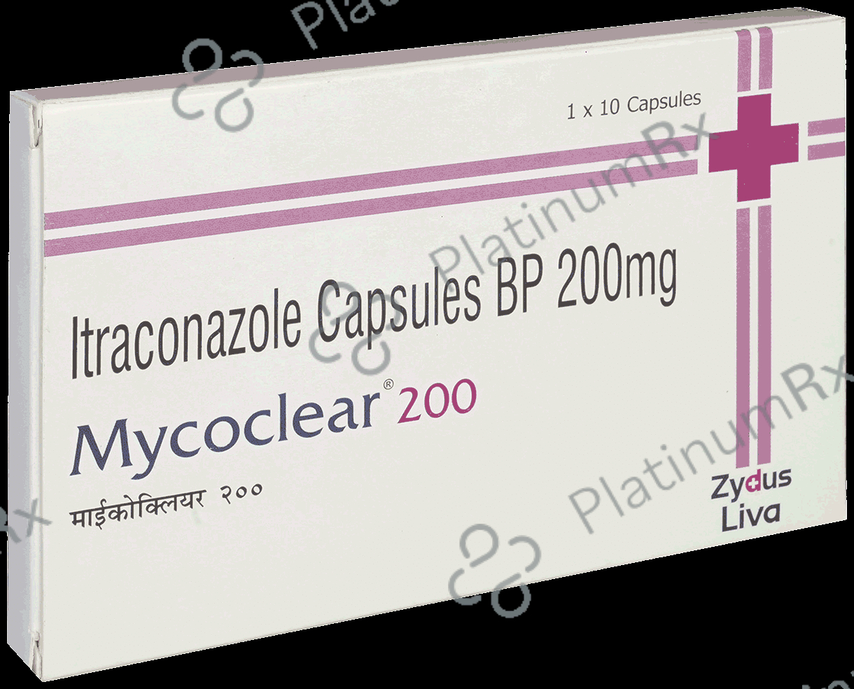 Mycoclear 200mg Capsule 10s