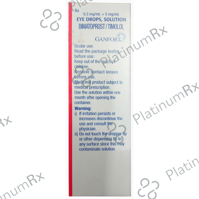 Ganfort Eye Drop 3ml