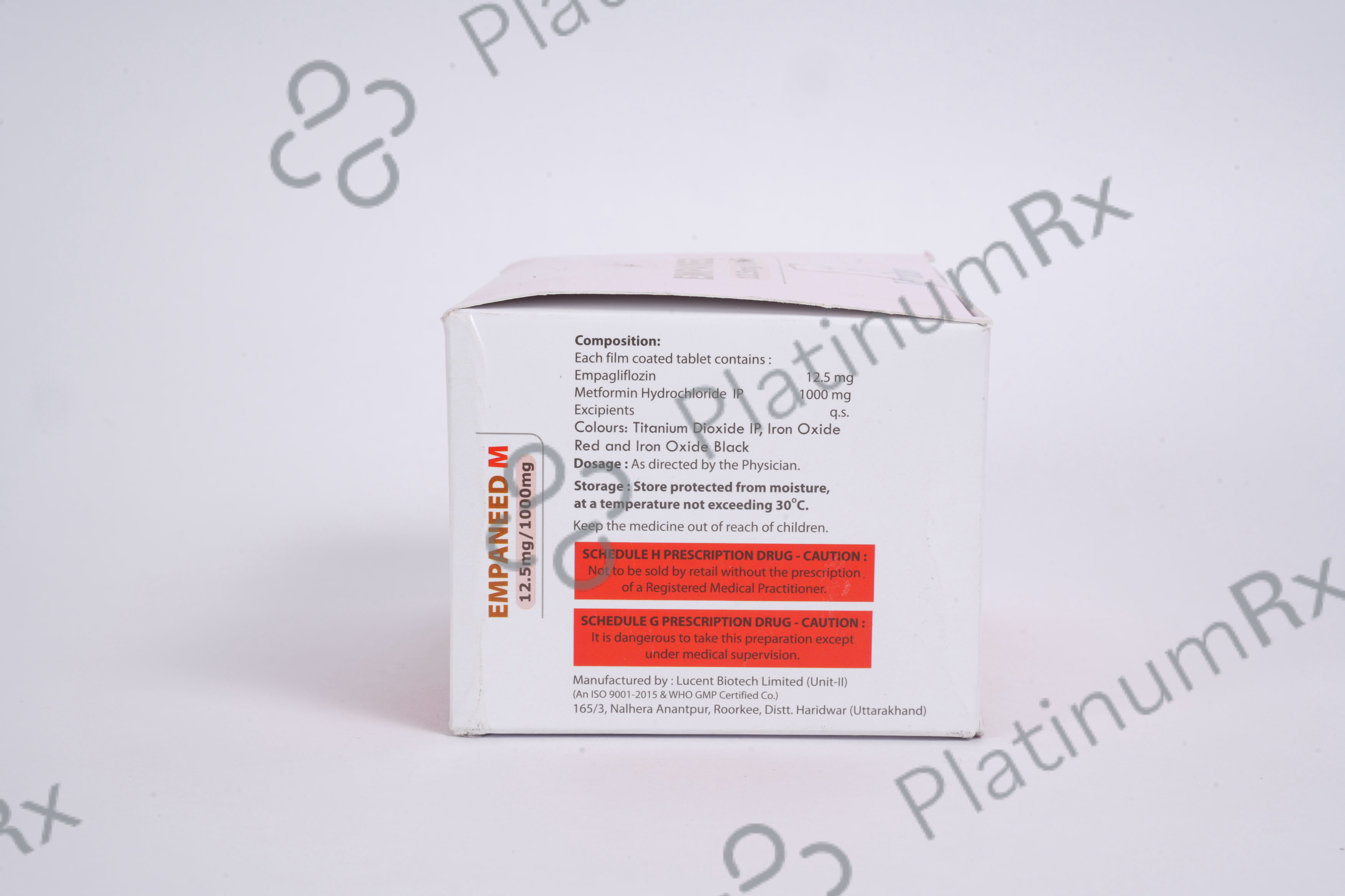 Empaneed M 12.5/1000mg Tablet 10s