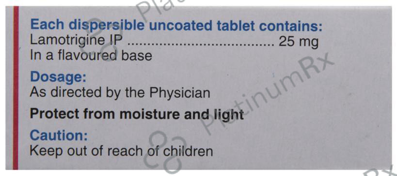 Lametec DT 25mg Tablet 10s