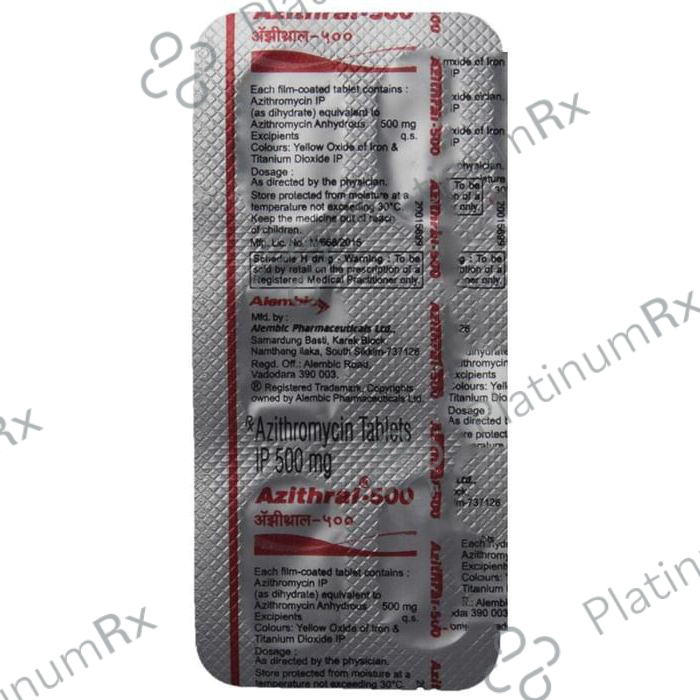 Azithral Pulse 500mg Tablet
