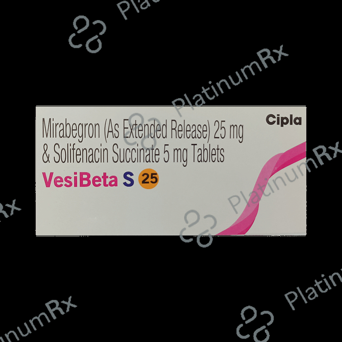 VesiBeta S 25/5mg Tablet ER 10s