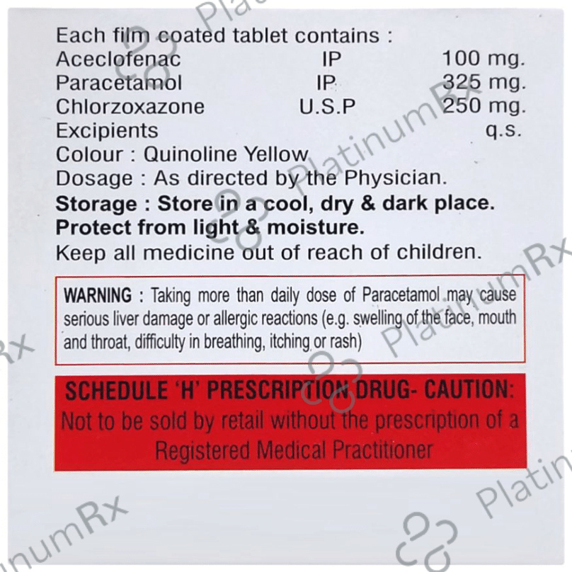 Aceflip MR 100mg/325mg/250mg Tablet