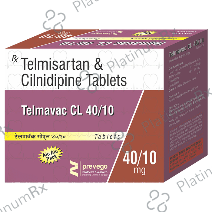 Telmavac CL 40/10 Tablet