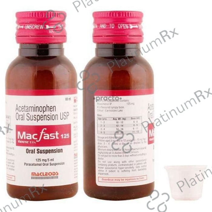 Macfast 125mg Oral Suspension 60ml