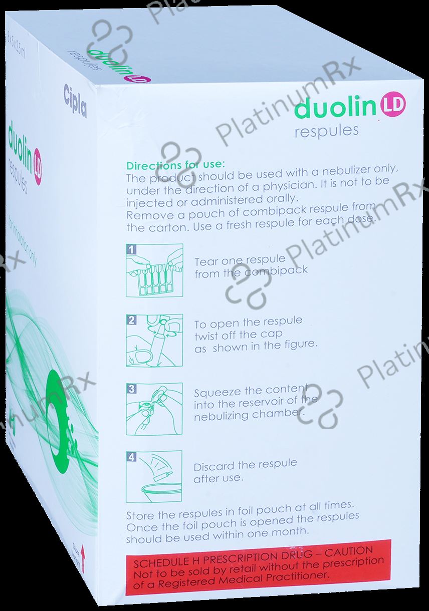 Duolin LD 2.5ml 500mcg/0.63mg Respule 5s