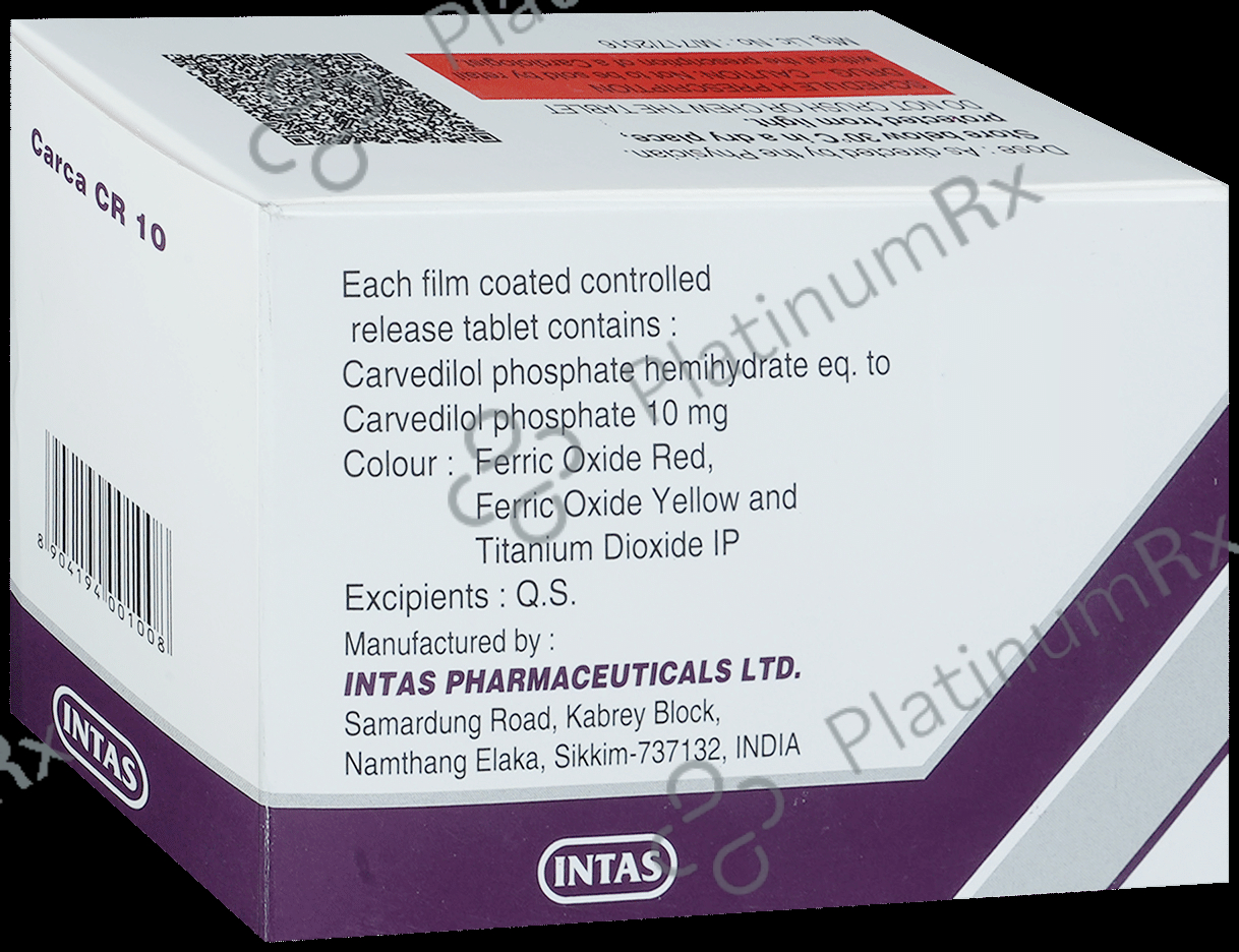 Carca CR 10mg Tablet 15s