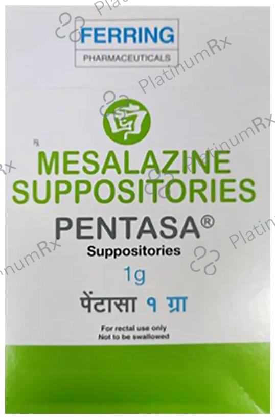 Pentasa 1gm Suppositories 28ml