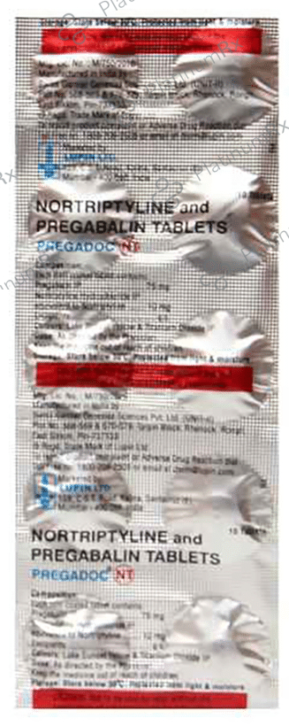 Pregadoc NT 75mg/10mg Tablet