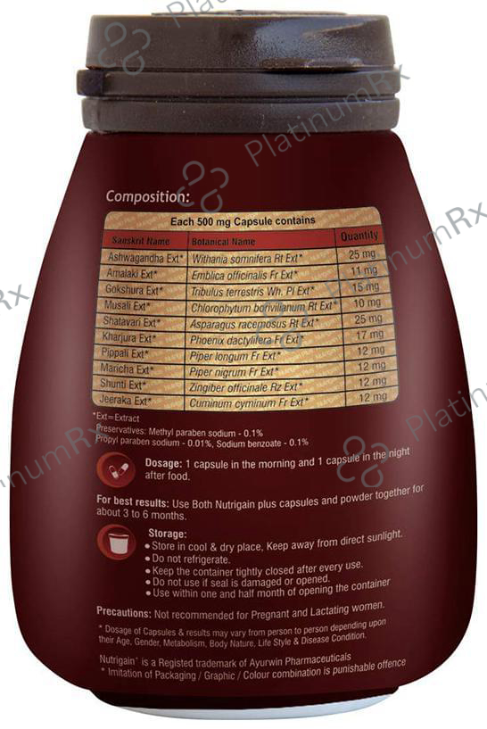 Ayurwin Nutrigain Plus Capsule