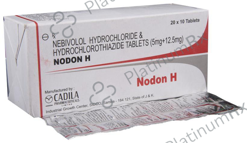 Nodon H 12.5/5mg Tablet 10s